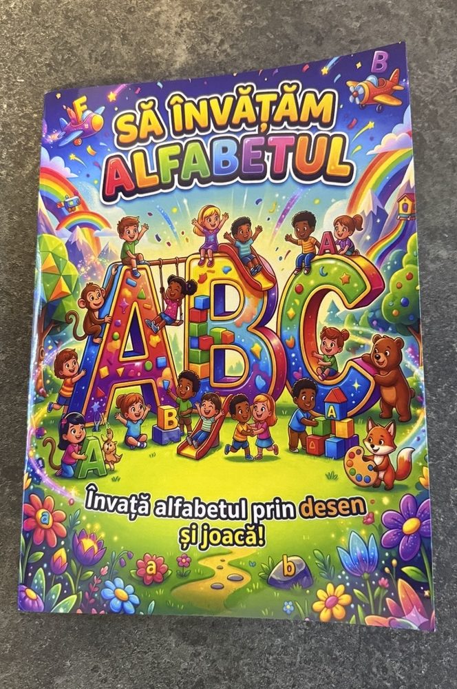 Să învățăm Alfabetul — carte interactivă